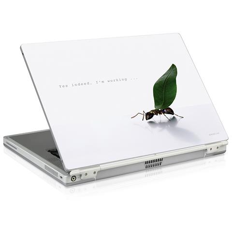 Lares Notebook Skin M, Bianco, notebooks netbooks - Foto 2